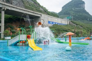 新津魔法鲸灵欢乐世界1期 5 贵州织金鑫雨水上乐园-重明游乐乐园案例-水上乐园设备厂家